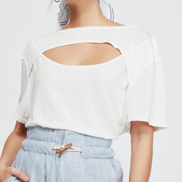 Free People Tops - NWT Free People June Tee / White